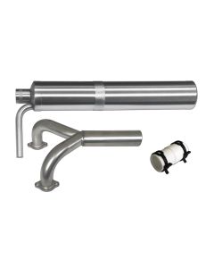 Muffler-Set with front outlet
