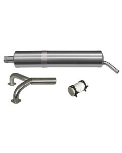 Muffler-Set with rear outlet